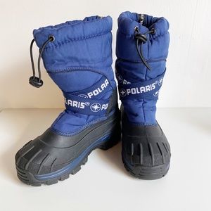 Polaris Thermalite Pull On Winter Snow Boots Blue